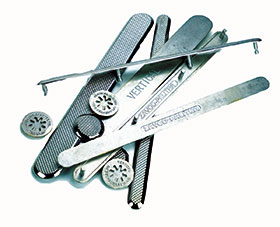 Metal tactile indicators