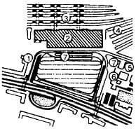 Размещение остановочных пунктов взаимодействующих видов транспорта