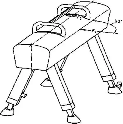 Определение устойчивости гимнастического коня