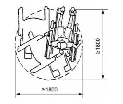 а) Поворотный круг