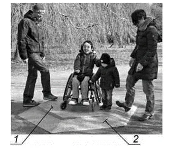 Пример качалки типа ЗВ универсальной игровой площадки, в т. ч. для детей с ОЖД