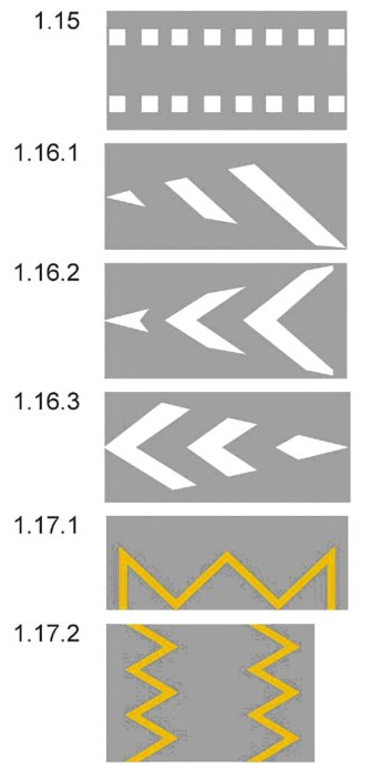 Горизонтальная дорожная разметка