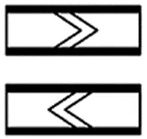 Движущаяся дорожка/движущийся травалатор – метка
