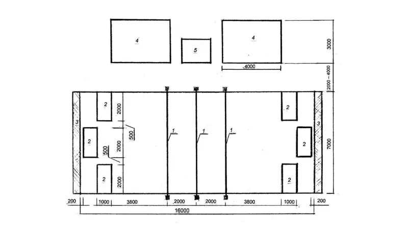 Схема спортивной зоны для торбола