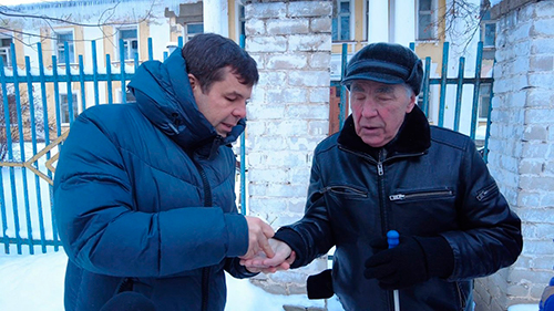 Адаптация пешеходного перехода в Торжке