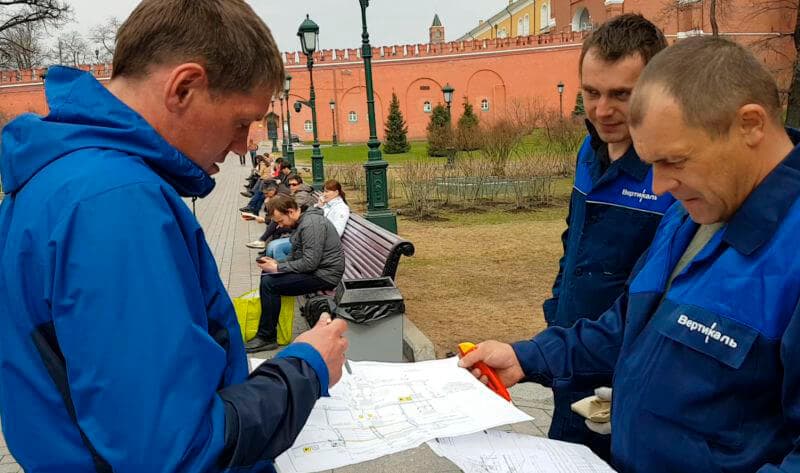 Адаптация территории музея Московского Кремля