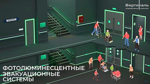 Фотолюминесцентные эвакуационные системы