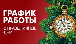 Режим работы Тифлоцентра в праздничные дни: отдыхаем с 31 декабря по 11 января