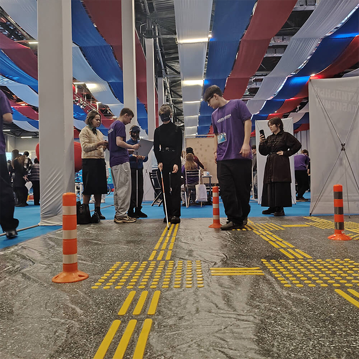 Интерактивная площадка «Квест вслепую»