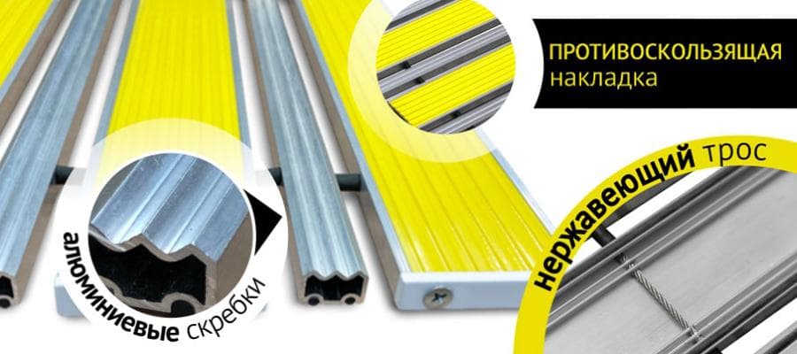 ТифлоПол из алюминия — новое грязезащитное покрытие