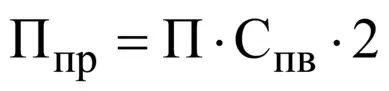 Формула для расчета пропускной способности аэровокзала