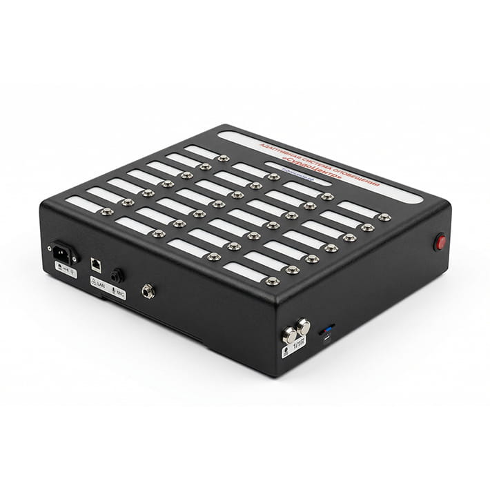 Корпус пульта «СурдоЦентр» ПУ-30 обладает повышенной вандалоустойчивостью