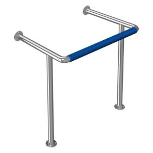 "Теплые" поручни для МГН от компании "Тифлоцентр Вертикаль"-сочетание двух самых надежных материалов- нержавеющей стали и ПВХ пластика- являются стильным и, что особенно важно- травмобезопасным элементом для адаптации любого интерьера в рамках программы "Доступная Среда".