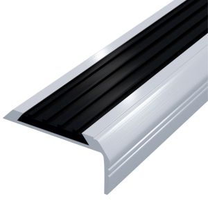 Тактильная лента в алюминиевой профиле от компании «Вертикаль» применяется в качестве разметки тактильных путей в зданиях с большой проходимостью для использования слабовидящими и тотально незрячими людьми. 