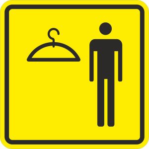 Тактильные пиктограммы для слабовидящих и людей с дисфункцией зрения для спортивных комплексов.