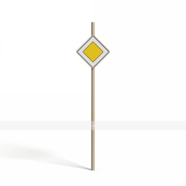 Стойка для крепления дорожных знаков, D=50мм, 3000мм – фото № 1