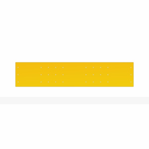 Трафарет для установки индикаторов комбинированных Полоса 35x290x15 посредством сверления, Направление движения – фото № 1