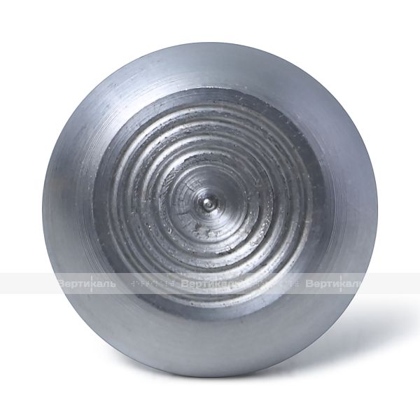 Конус тактильный со штифтом, D25x25, H-4мм, I-14мм, AL (преодолимое препятствие, непреодолимое препятствие) – фото № 1