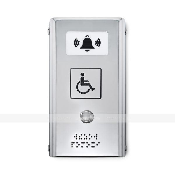 Антивандальная кнопка вызова персонала с вибрацией AISI 304 – фото № 1