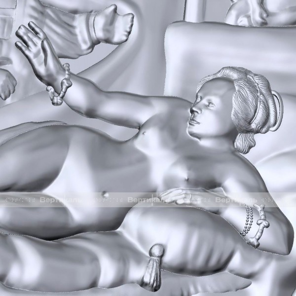 Картина 3D «Даная», тактильная – фото № 6