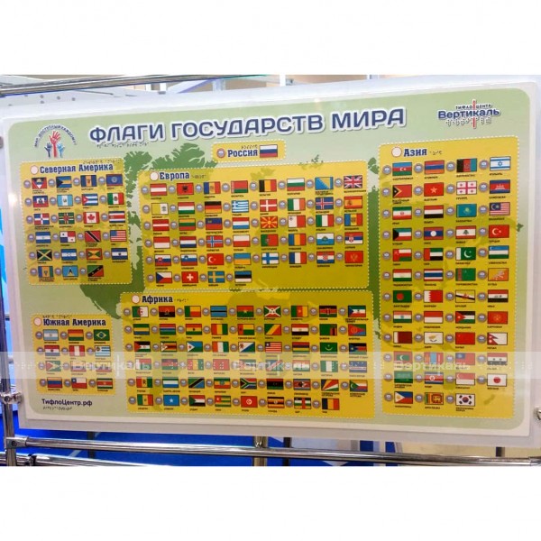 Тактильно-звуковое пособие «Флаги государств мира» – фото № 3