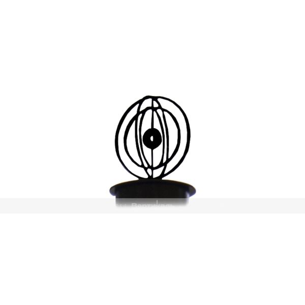 Навершие декоративное на туристический указатель в виде узорного шара – фото № 1