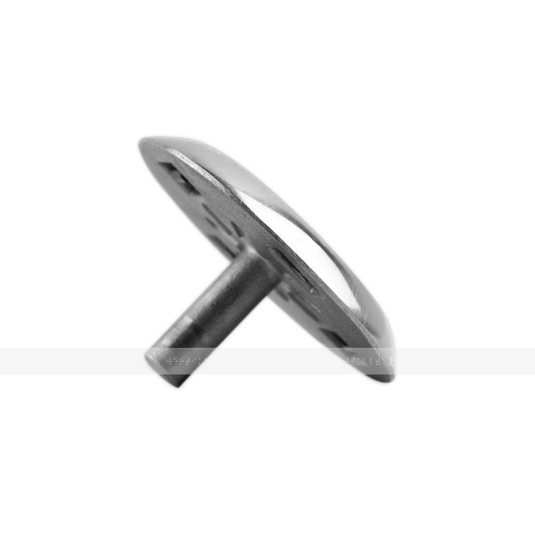 Конус тактильный со вставкой и монтажным штифтом, комбинированный, D35x19, H4 мм, I-15 мм, AISI304/PL, черный (преодолимое, непреодолимое препятствие) – фото № 4