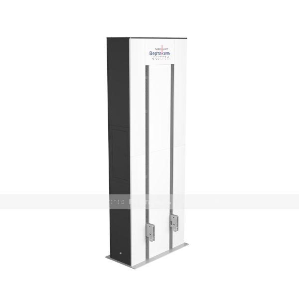 Шахта вертикальной подъемной платформы «Vertical-1» по ГОСТ, высота подъема до 2 метров, левая – фото № 2