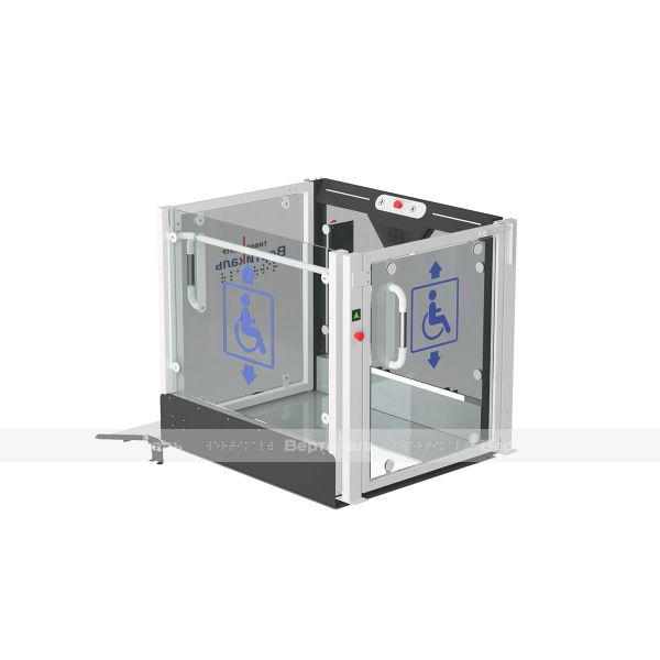 Платформа подъёмная «Vertical-1» вертикального перемещения по ГОСТ до 2 метров, левая – фото № 1