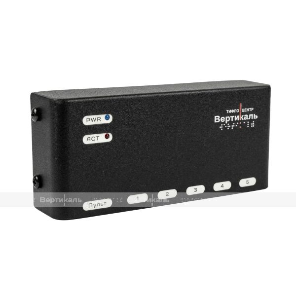 Коммутатор датчиков «Страж» системы оповещения «СурдоЦентр Wi-Fi» черного цвета – фото № 2