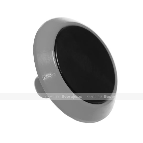 Конус гладкий, со штифтом и вставкой, D35x35, H-5мм, I-15мм, PU PL, серый и черный (преодолимое препятствие, непреодолимое препятствие) – фото № 1