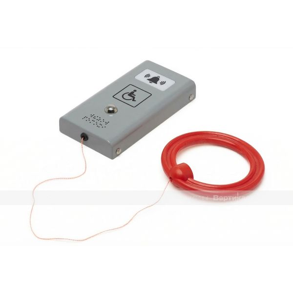 Антивандальная кнопка вызова серого цвета с сенсорной зоной активации из нержавеющей стали AISI 304 – фото № 3