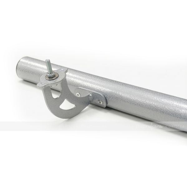 Поручни из стали с порошковой серой покраской для горизонтальной секции – фото № 2