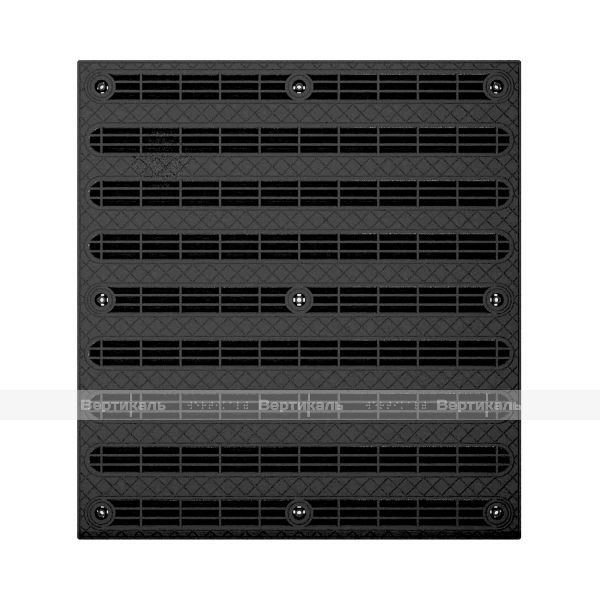 Плитка тактильная (направление движения, полоса) противоскользящая, 500х540х5, ПВХ, черный – фото № 5