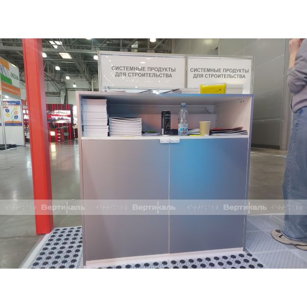 Стойка ресепшен с телевизором Вертикаль – фото № 3