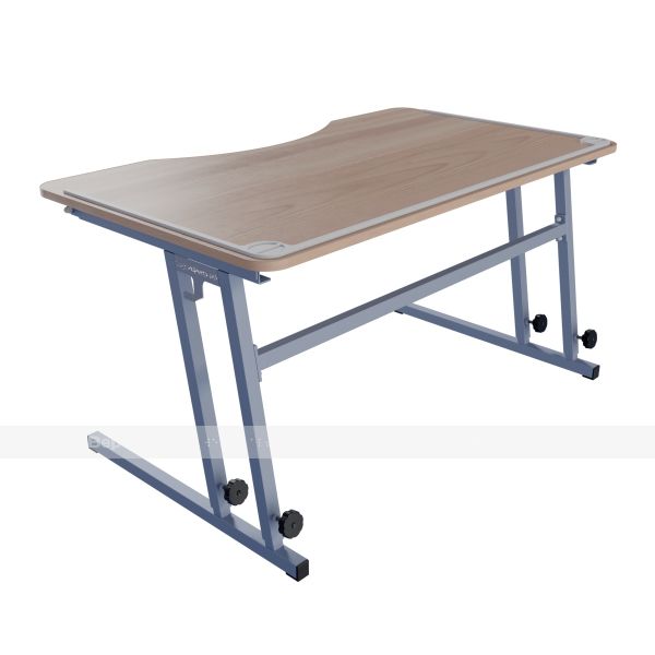 Парта для людей с ОВЗ с регулировкой высоты с бортиком, 1200х700мм – фото № 1