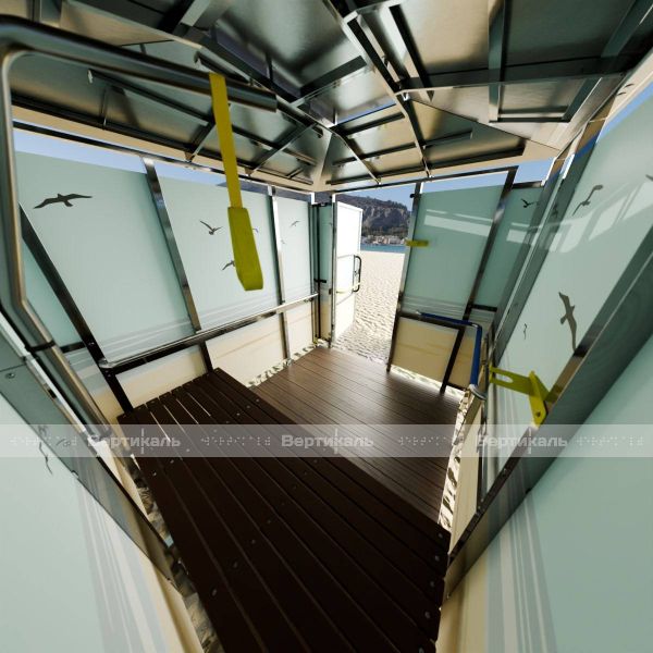 Кабинка пляжная для переодевания на настиле – фото № 6