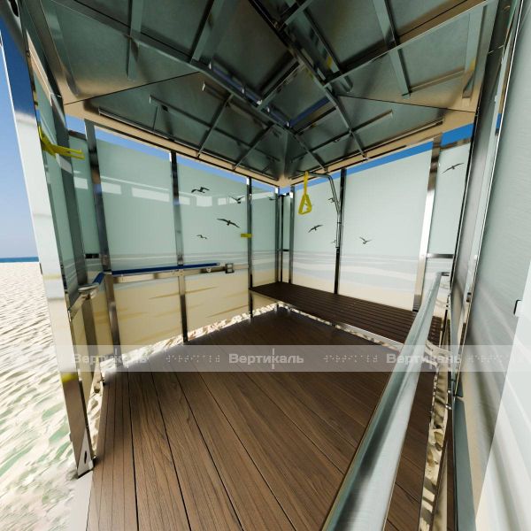 Кабинка пляжная для переодевания на настиле – фото № 7