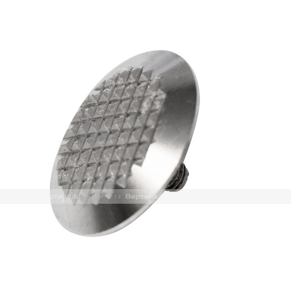 Конус тактильный, рифленый, M1, со штифтом, эконом., D35х35, H-4мм, I-13мм, AISI304 (преодолимое препятствие, непреодолимое препятствие) – фото № 2