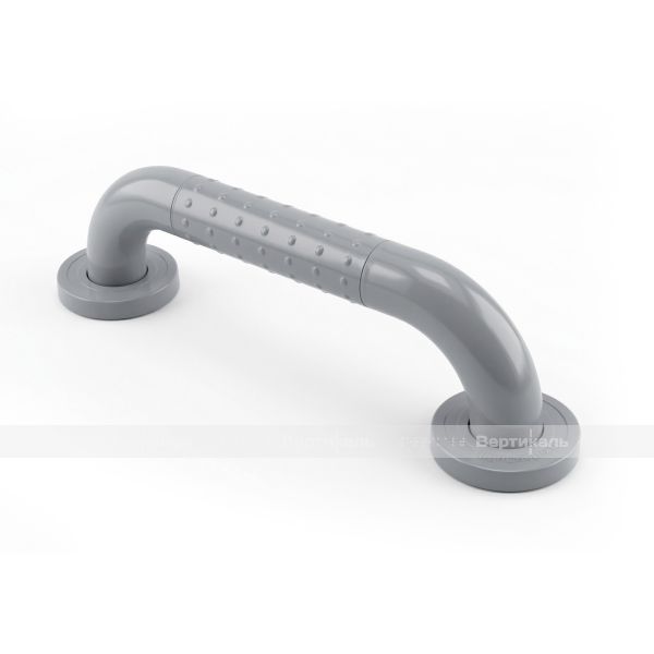 Поручень антибактериальный, пристенный, опорный, прямой, тип 3, D35 мм, серого цвета – фото № 1