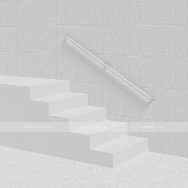 Поручень антибактериальный, пристенный, опорный, с кронштейнами, тип 4, D35 мм – фото № 2