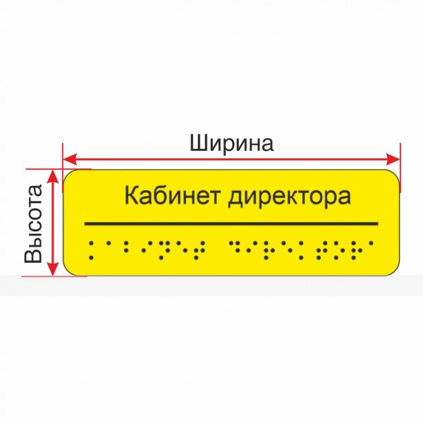 Табличка комплексная на основе оргстекла, 5мм, материал покрытия - пленка, индивидуальная – фото № 1