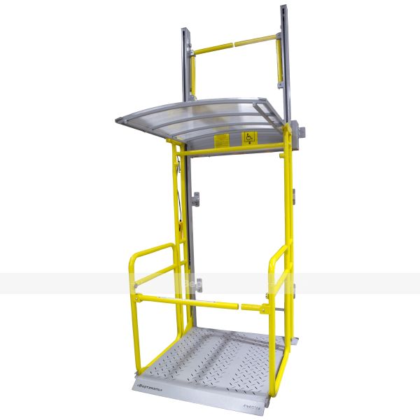 Платформа подъемная вертикального перемещения ПВт-ШР со складывающимся козырьком в противоударной упаковке – фото № 2