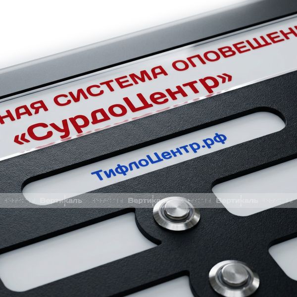 Пульт управления «СурдоЦентр» ПУ-30 черного цвета 293x347x90 мм – фото № 8