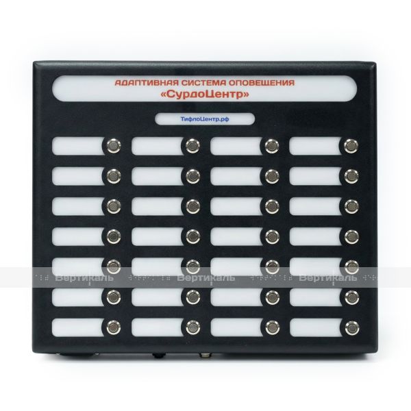 Пульт управления «СурдоЦентр» ПУ-30 черного цвета 293x347x90 мм – фото № 1